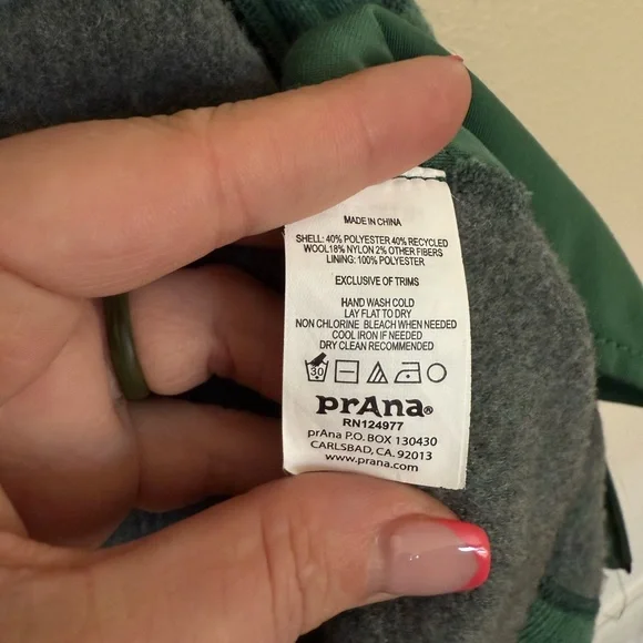 Prana Deep Jade Sephra Jacket - Picture 5 of 5